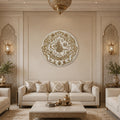 Ottoman Tughra Floral Plate lifestyle view