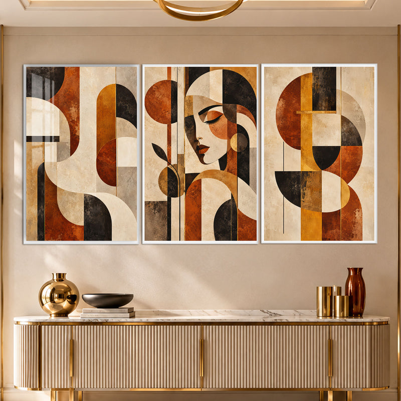 Abstract Woman with white frame