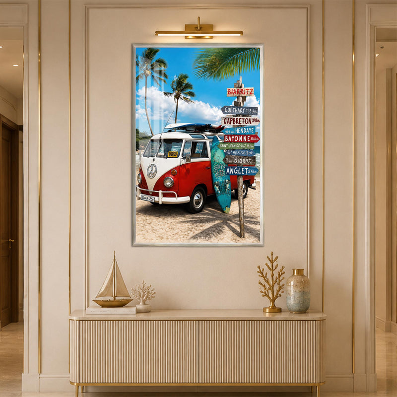 Biarritz Surf Adventure with silver frame