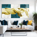 Artronauts Glass Print Golden Braid - Trinity