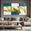Artronauts Glass Print Golden Braid - Trinity