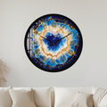 Sapphire Agate with black frame
