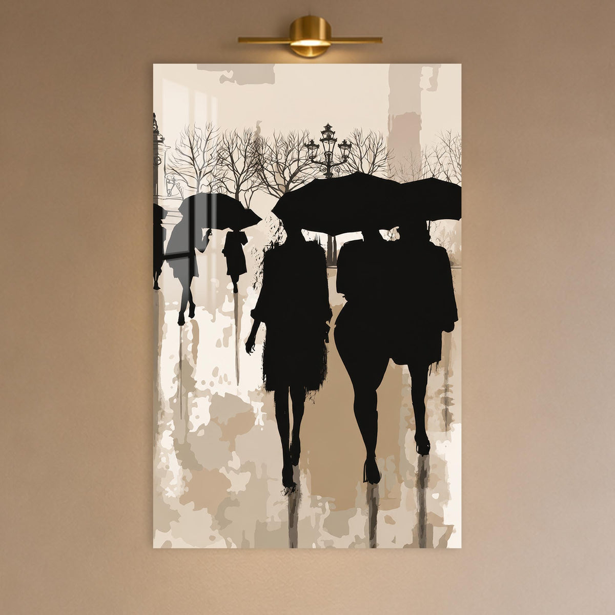 Rainy City Stroll in a modern room