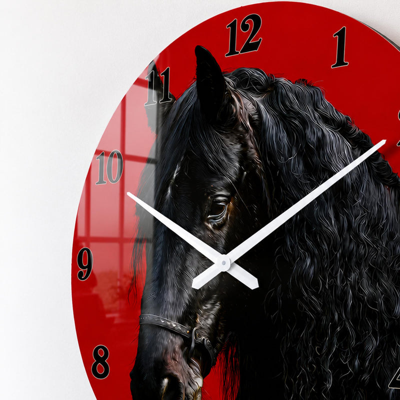 Majestic Black Horse lifestyle view