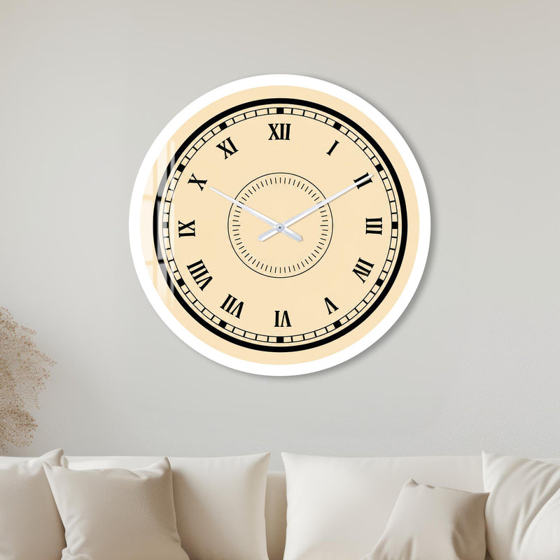 Classic Roman Numeral with white frame