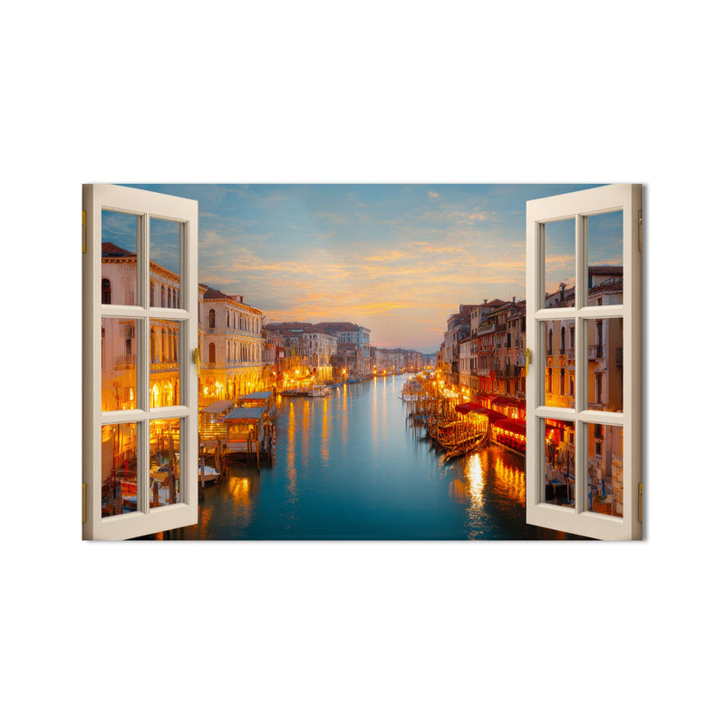 Venetian Canal Window product shot on white background