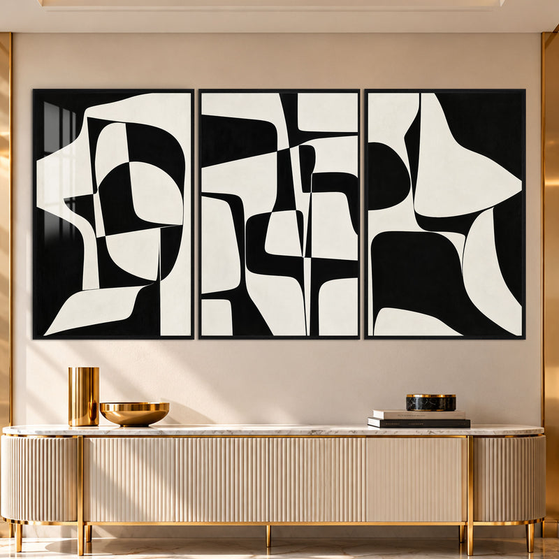 Monochrome Rhythm with black frame