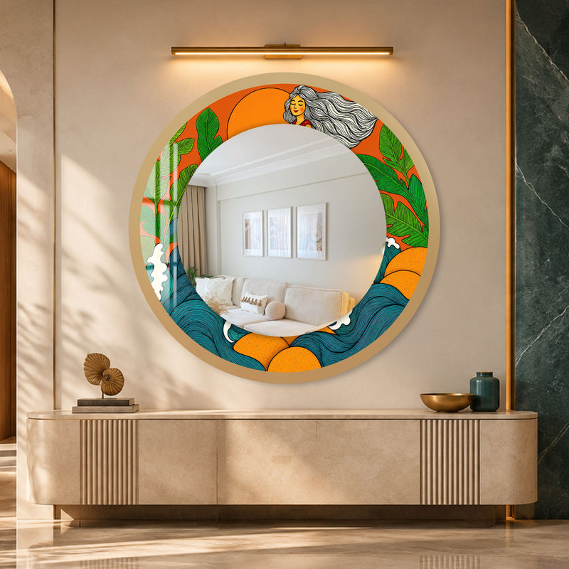 Ocean Dreamer with gold frame
