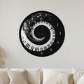 Spiral Piano Melody with black frame