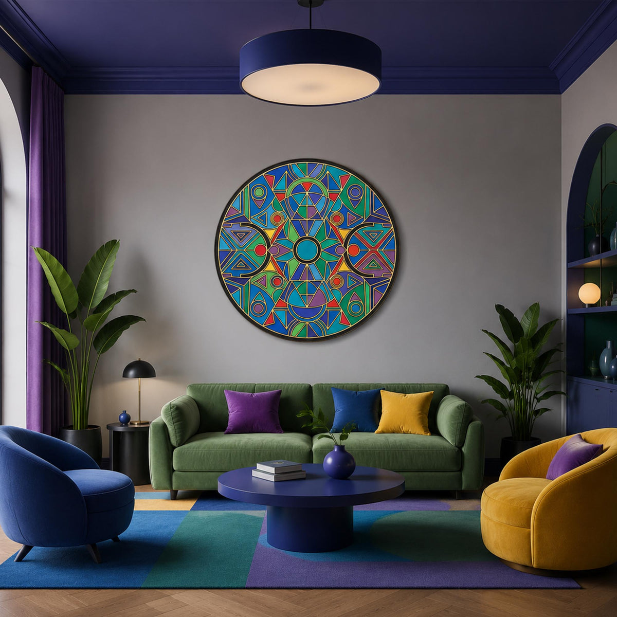 Enamel Geometric Kaleidoscope lifestyle view