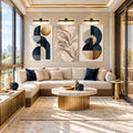Navy Gold Floral lifestyle view