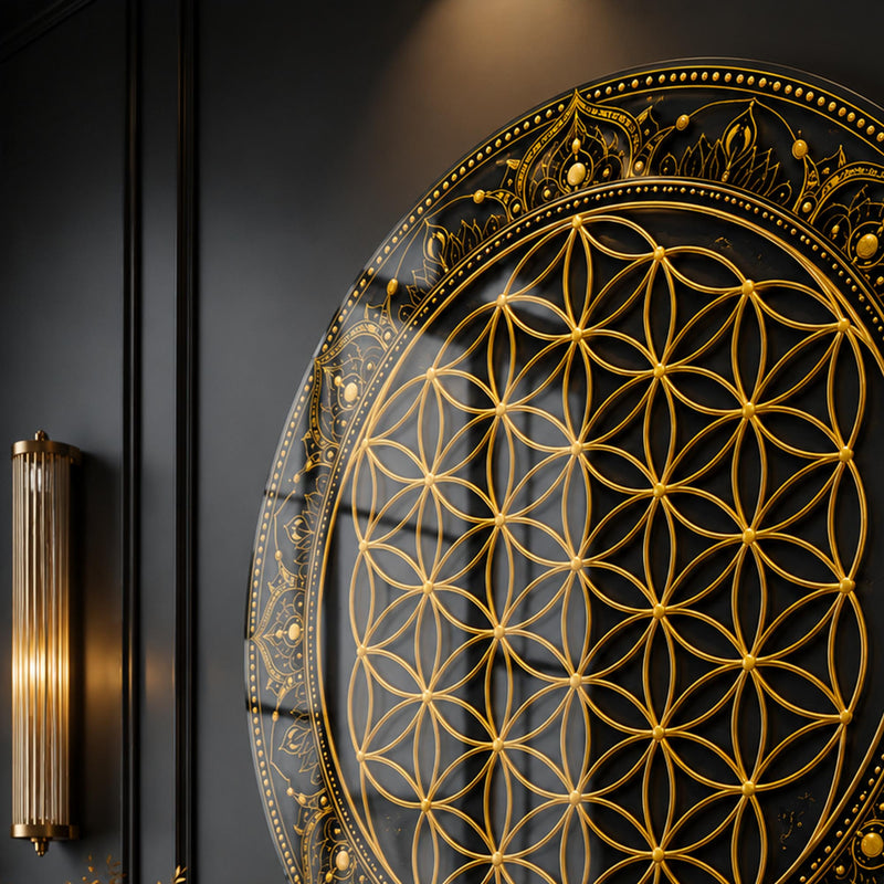Golden Flower of Life lifestyle view