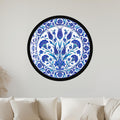 Ottoman Tulip Garden with black frame