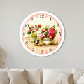 Vintage Rose Bouquet with white frame