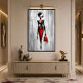 Scarlet City Chic with black frame