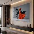 Crimson Equestrian Elegance lifestyle view