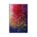 Artronauts Glass Print Chromatic Petal Cascade Glass Wall Art
