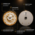 Regal Golden Rose — tempered glass, ultra HD print, ready to hang