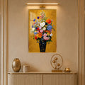 Golden Garden Bouquet with gold frame