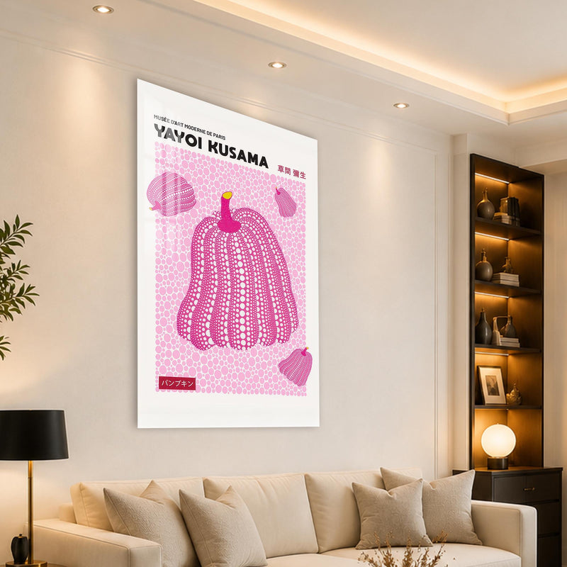 Pink Polka Dot Pumpkin lifestyle view