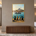 Cats Of Istanbul with gold frame