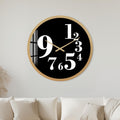 Bold Number Contrast with gold frame
