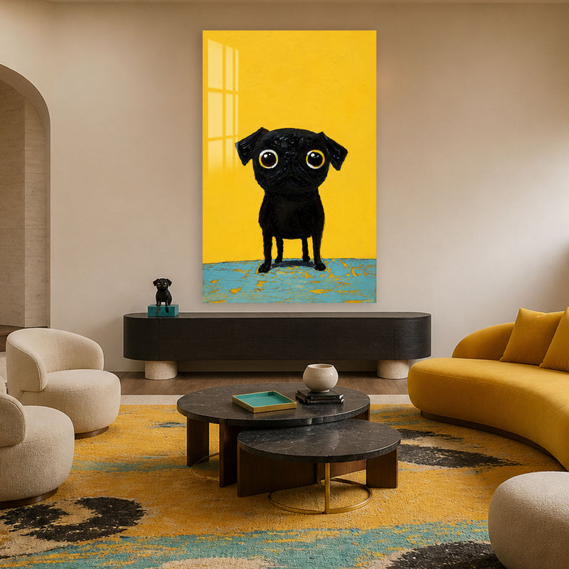 Little Black Pug lifestyle view