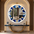 Sapphire Sunburst with white frame