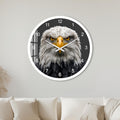 Majestic Bald Eagle with white frame