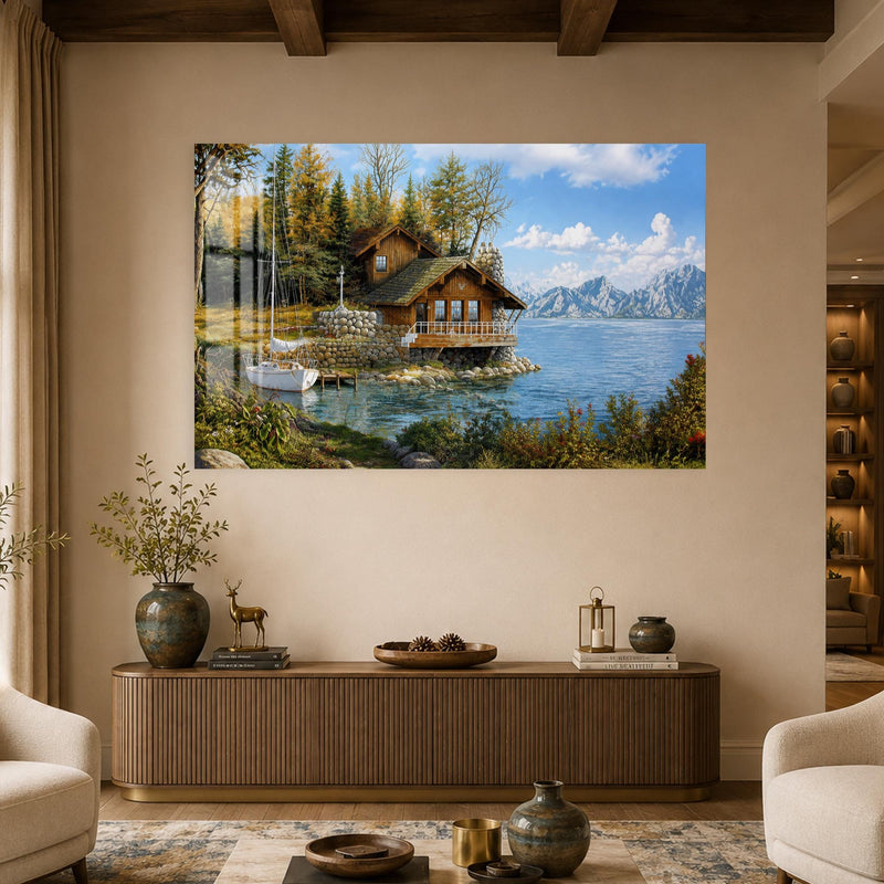 Lakeside Cabin Retreat lifestyle view