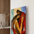 Artronauts Glass Print Geometric Embrace Glass Wall Art