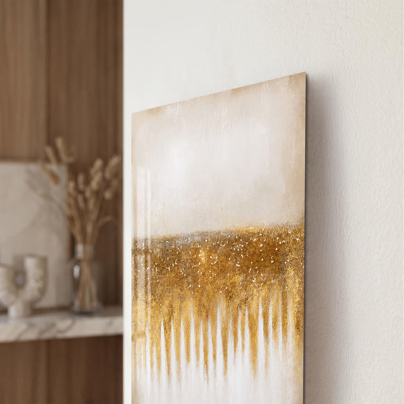 Artronauts Glass Print Golden Horizon Glass Wall Art