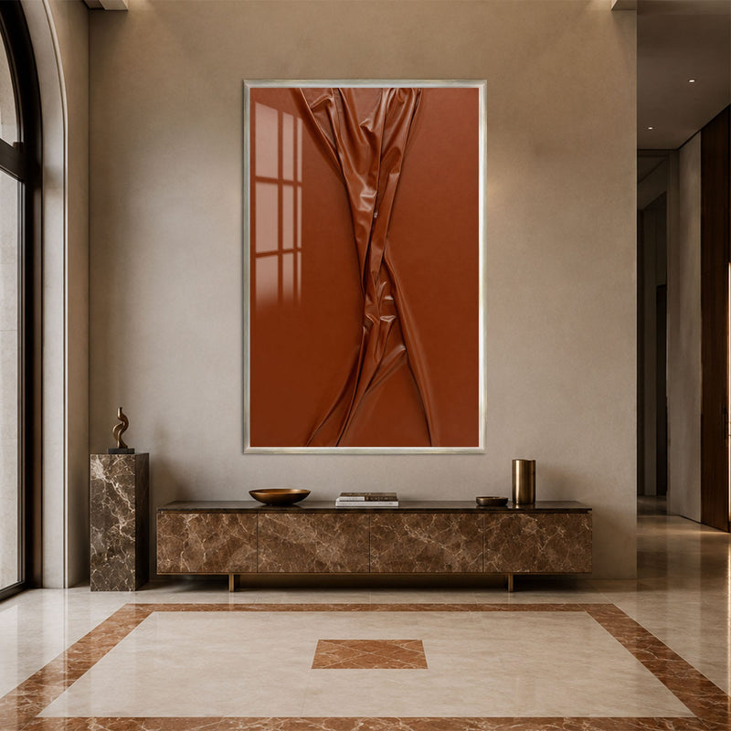 Artronauts Glass Print 12x18 cm | 4.7"x7.1" / Silver Burnished Fold Glass Wall Art