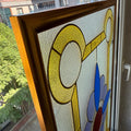 Artronauts Glass Print Floral - Stained Glass Art