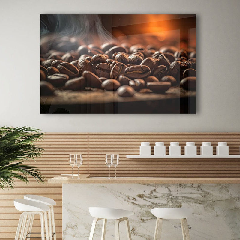 Artronauts Glass Print Coffee Beans