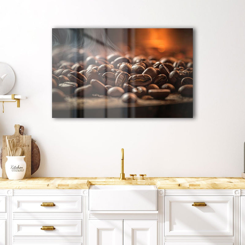 Artronauts Glass Print Coffee Beans