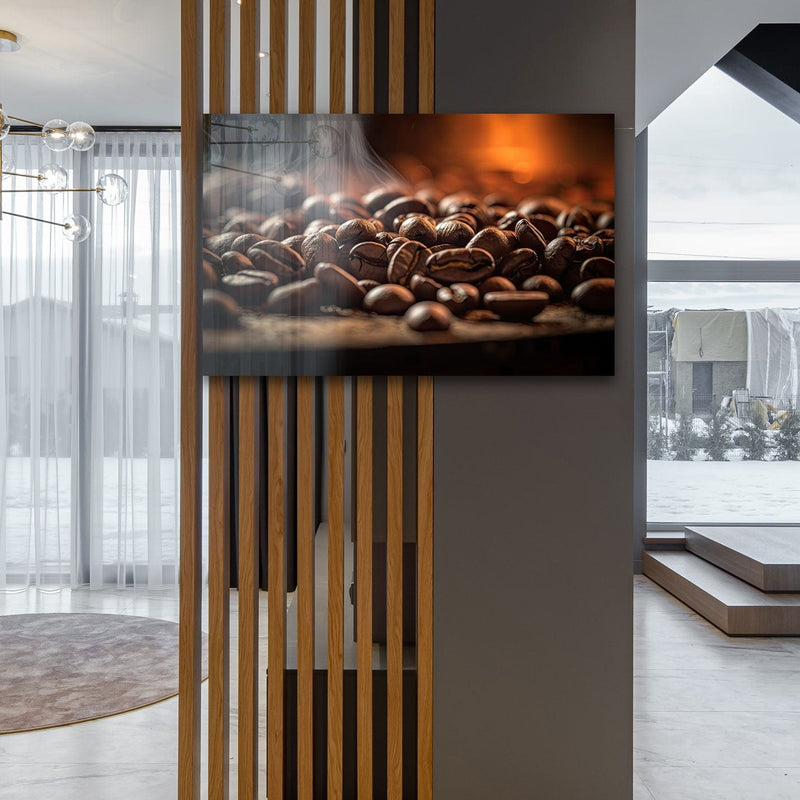 Artronauts Glass Print Coffee Beans