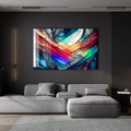 Artronauts Art Glass Print Colourful Stained Glass Effect