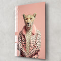 Artronauts Glass Print Cool Cheetah