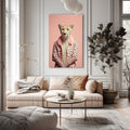 Artronauts Glass Print Cool Cheetah