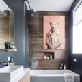Artronauts Glass Print Cool Cheetah