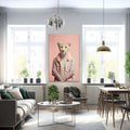 Artronauts Glass Print Cool Cheetah