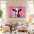 Artronauts Glass Print Cool Cow