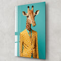 Artronauts Glass Print Cool Giraffe