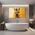 Artronauts Glass Print Cool Zebra