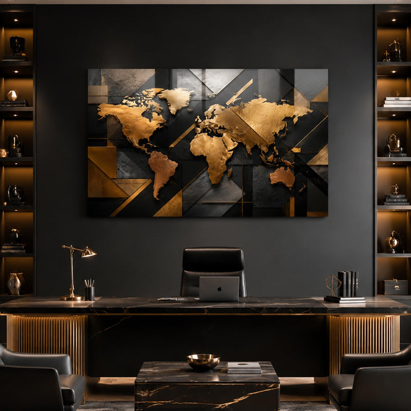 Gilded World Atlas lifestyle view