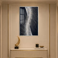 Silver Light Cascade with silver frame
