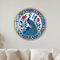 Ottoman Peacock Garden with gold frame