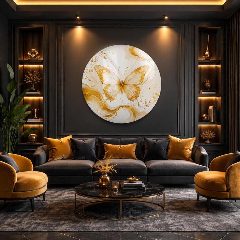 Golden Butterfly Elegance lifestyle view