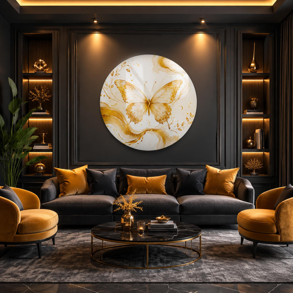 Golden Butterfly Elegance lifestyle view